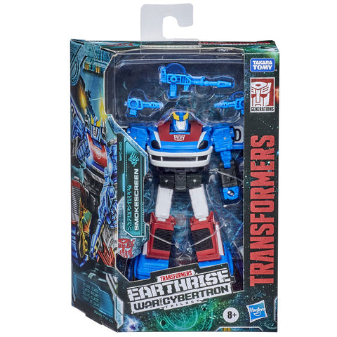 Transformers War for Cybertron Earthrise WFC-E20 Deluxe Smokscreen Box Package Front