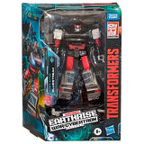Transformers War for Cybertron Earthrise WFC-E32 Deluxe Bluestreak notched knee variant box package front