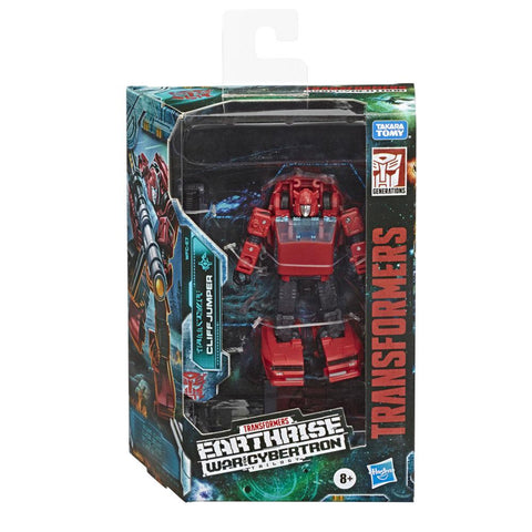 Transformers War for Cybertron Earthrise WFC-E7 Deluxe Cliffjumper Box Package Front
