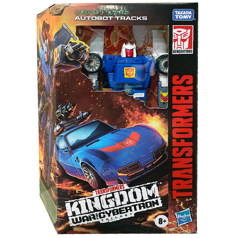 Transformers War for Cybertron Kingdom WFC-K26 Deluxe Tracks box package front photo