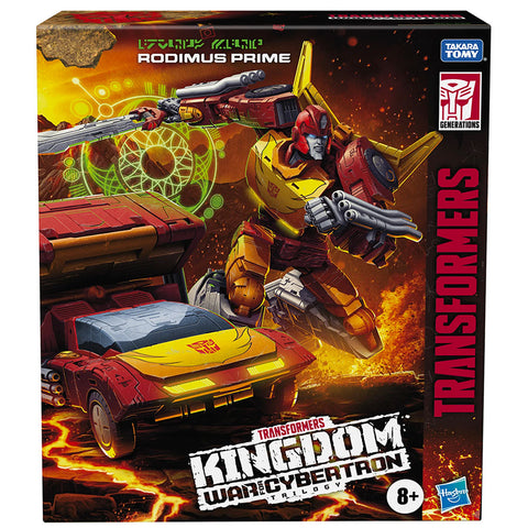 Transformers War for Cybertron Kingdom WFC-K29 Commander Rodimus Prime box package front