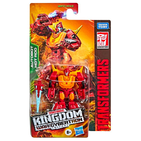 Transformers War for Cybertron King WFC-K43 Autobot Hot Rod core box package front