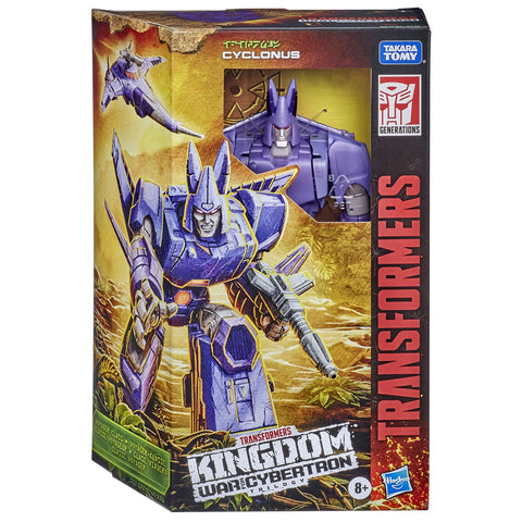 Transformers War for Cybertron Kingdom WFC-K9 Voyager Cyclonus box package front