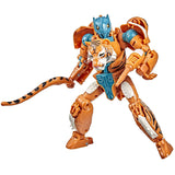 Transformers War for Cybertron Kingdom Golden Disk Collection Mutant Tigatron Voyager AMazon Exclusive Action figure robot toy head