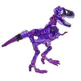 Transformers War for Cybertron Kingdom Netflix Fossilizer Skelivore Purple Dinosaur Toy