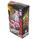 Transformers War for Cybertron WFC-K17 Deluxe Arcee box package top angle