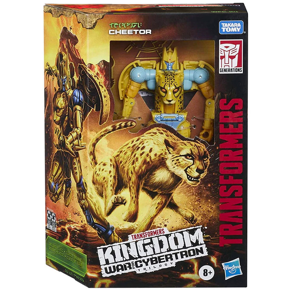 Transformers War for Cybertron Kingdom WFC-K4 Cheetor (Printed Hangtab) - Deluxe Transformers War for Cybertron Kingdom WFC-K4 Cheetor (Printed Hangtab) - Deluxe