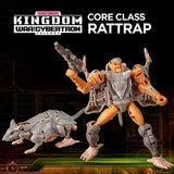 Transformers War for Cybertron Kingdom WFC-K2 Core Rattrap robot promo