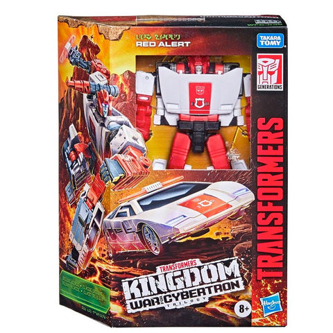 Transformers War for Cybetron Kingdom WFC-K38 Red Alert Deluxe walgreens box package front