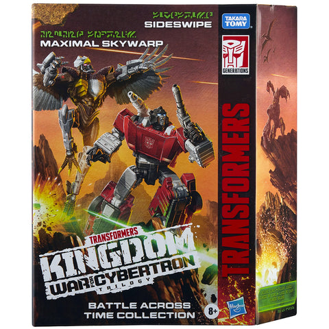 Transformers War for Cybertron Kingdom WFC-K42 Battle Across Time Sideswipe & Maximal Skywarp - 2-Pack