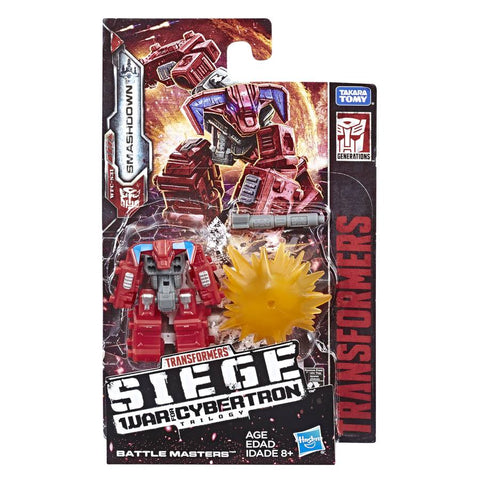 Transformers War for Cybertron Siege WFC-S31 Battle Master Smashdown Box Packaging