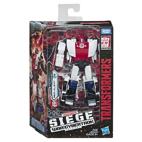 Transformers War for Cybertron Siege WFC-S35 Deluxe red Alert box package