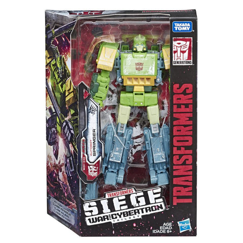 Transformers War Cybertron Siege WFC-S38 Voyager Springer Box Package
