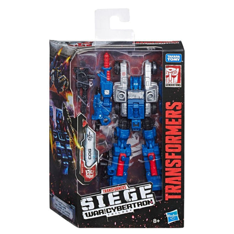 Transformers War Cybertron Siege WFC-S8 Deluxe Autobot Cog Weaponizer Box Package