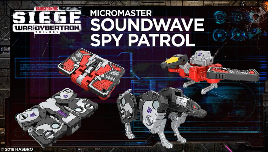 Transformers Siege WFC-S18 Ravage & Laserbeak - Micromaster Spy Patrol ...