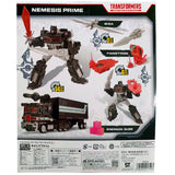 Transformers War for Cybertron Trilogy Netflix WFC-16 Leader Nemesis Prime Japan TakaraTomy box package Back