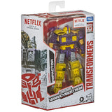 Transformers War for Cybertron Trilogy Netflix Walmart Deluxe Autobot Impactor Box Package Angle