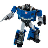 Transformers Netflix War for Cybertron Trilogy Walmart Deluxe Deep Cover blue robot toy