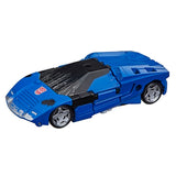 Transformers Netflix War for Cybertron Trilogy Walmart Deluxe Deep Cover blue race car toy