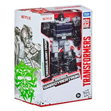 Transformers War for Cybertron Netflix Deluxe Quintesson Deseeus Army Drone Walmart Exclusive box package front angle