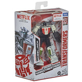 Transformers War for Cybertron Trilogy Netflix Walmart deluxe Wheeljack box package angle