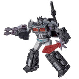 Transformers War for Cybertron Trilogy Netflix Walmart Leader Decepticon Spoiler Battle Worn Nemesis Prime action figure robot toy