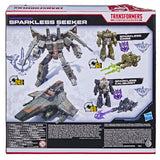 Transformers War for Cybertron Trilogy Netflix Voyager Sparkless Seeker 3-pack Walmart exclusive box package back