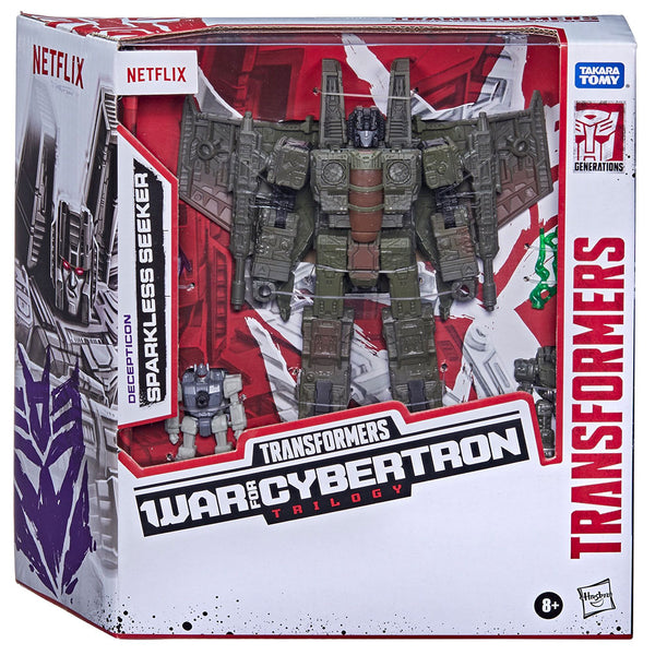 Transformers Netflix War For Cybertron Trilogy Sparkless Seeker - Voyager 3-pack Transformers Netflix War For Cybertron Trilogy Sparkless Seeker - Voyager 3-pack