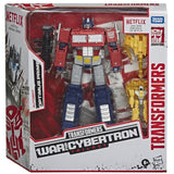 Transformers War for Cybertron Trilogy Netflix Walmart Voyager Optimus Prime box package front