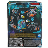 Transformers War for Cybertron Earthrise WFC-E35 Deluxe Weaponizer Fasttrack box package back