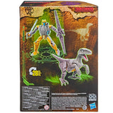 Transformer War for Cybertron Kingdom WFC-K18 Voyager Dinobot box package back