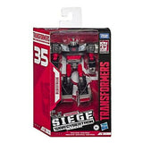 Transformers 35th Anniversary WFC-S64 Siege Deluxe Bluestreak Box mockup